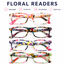 Fashion Reading Glasses for Women – Blue Light Blocking Ladies Readers, Lightweight Stylish Cheaters for Clear Vision