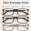 Comfort Fit Professional Reading Glasses – Blue Light Blocking Computer Readers for Men and Women, Spring Hinges & Eye Protection