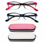 EYEURL Blue Light Blocking Reading Glasses for Women – 2 Pack Lightweight TR90 Frame Readers, Reduce Eyestrain and Improve Comfort