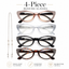 EYEURL Cat Eye Reading Glasses for Women – 4 Pack Blue Light Blocking Fashion Computer Readers with Spring Hinges, Anti-Glare Stylish Eyewear for Office and Daily Use