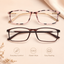 Reading Glasses for Men and Women, Blue Light Blocking Readers, Lightweight Rectangular Frame, Spring Hinge, Clear Vision, Stylish Eyeglasses