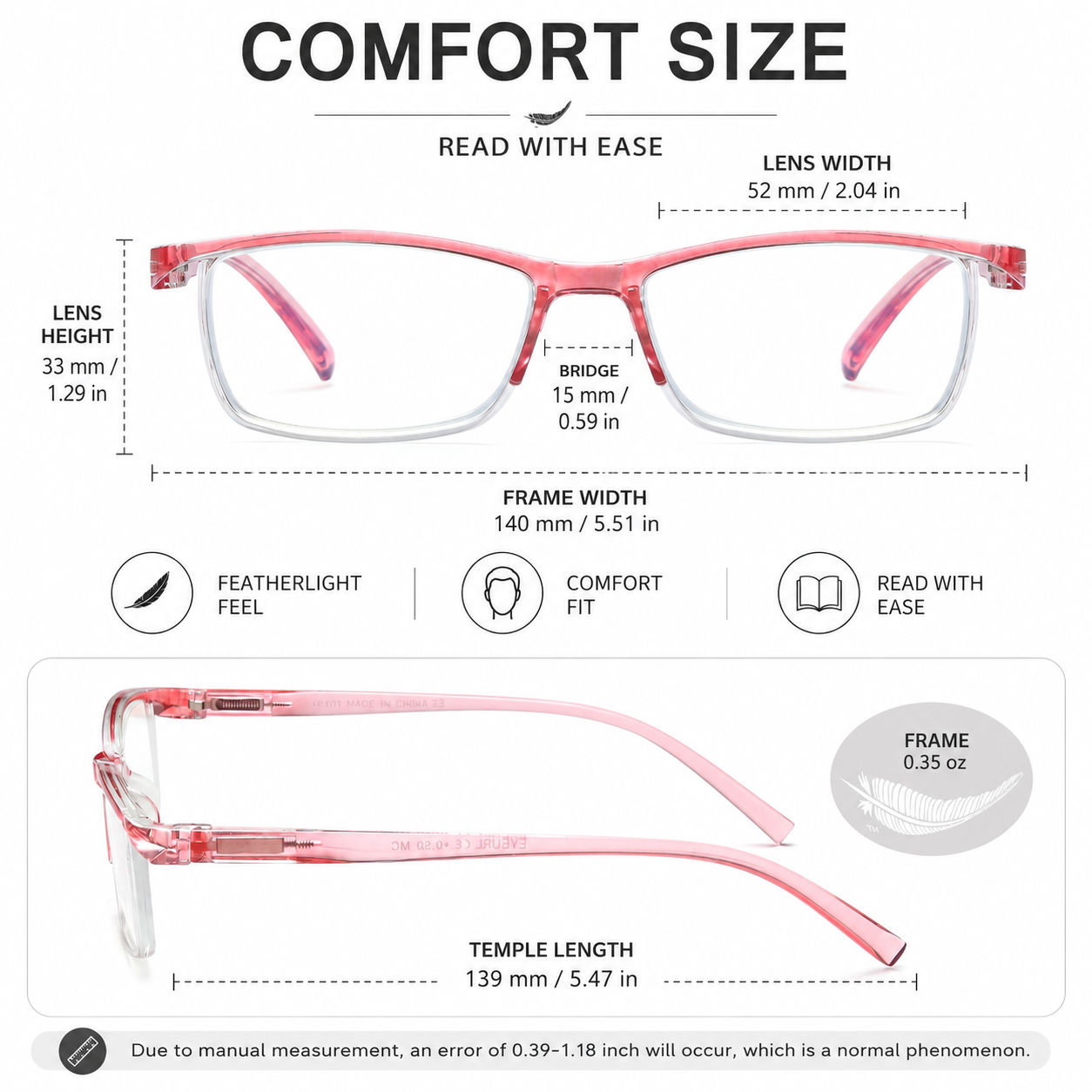 EYEURL 4-Pack Half Frame Blue Light Reading Glasses for Men Rectangle Semi Rimless Readers for Women Spring Hinge Eyeglasses
