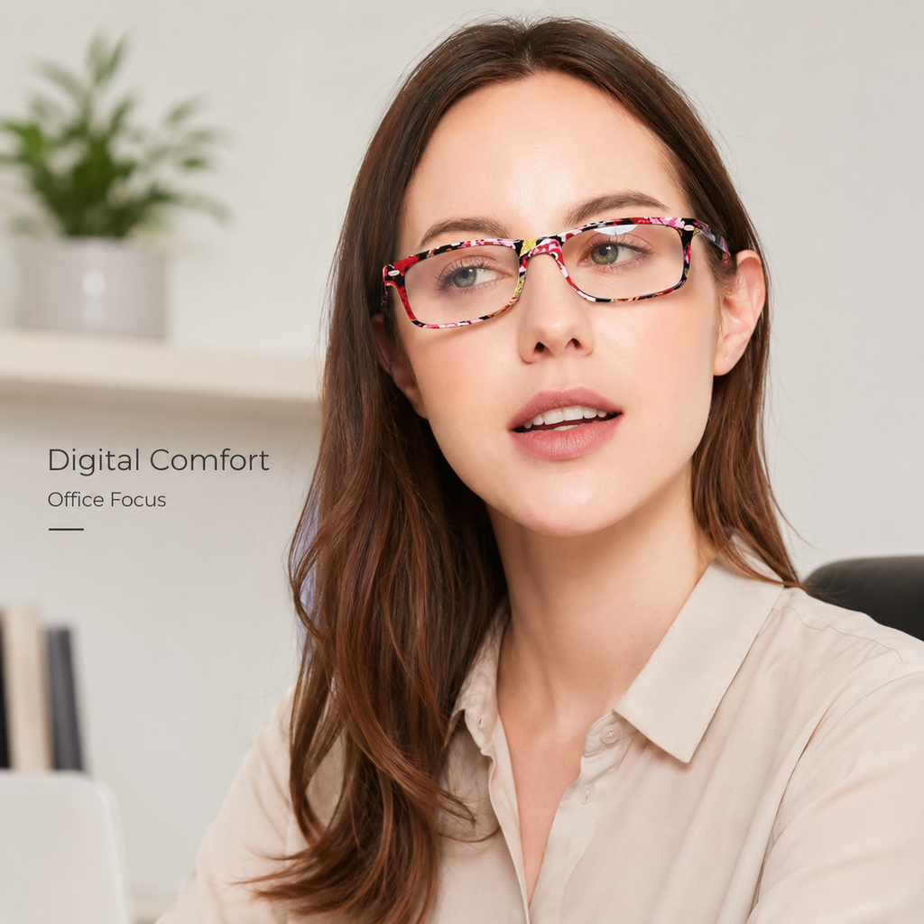 Blue Light Blocking Reading Glasses for Women – Trendy Cheaters with Stylish Frame Design, Comfortable Ladies Eyeglasses