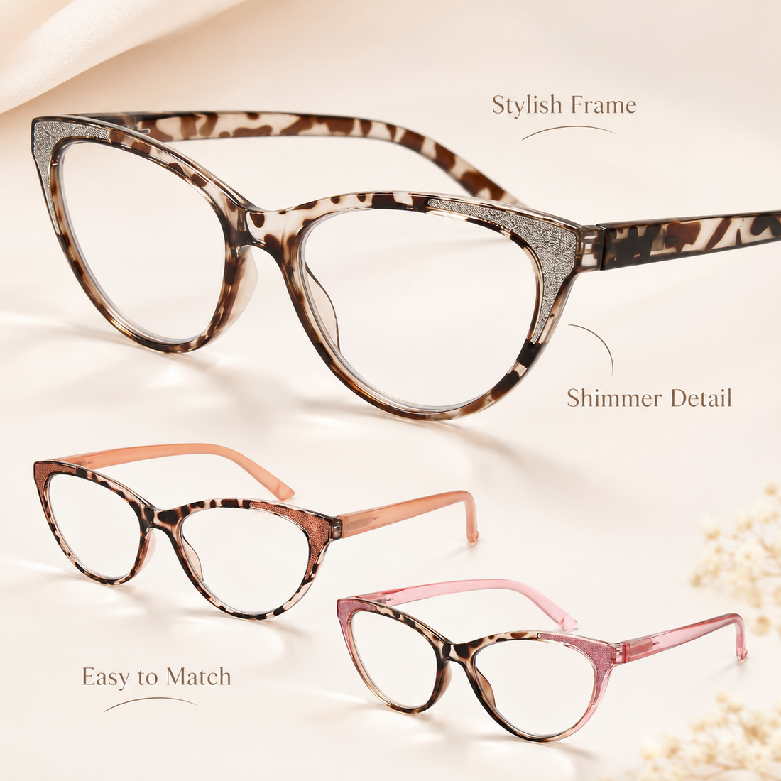 Fashion Cat-Eye Blue-Light Readers for Women - product photo 2
