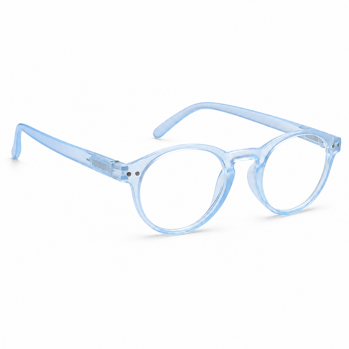 5-Pack Round Blue-Light Readers for Men & Women