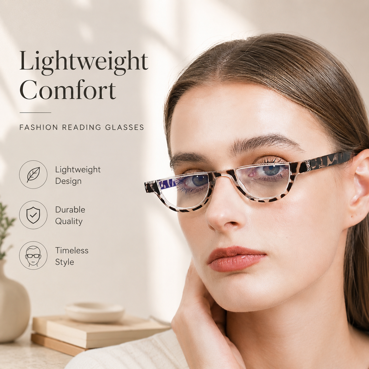 5-Pack Full-Rim Blue-Light Readers for Women - product photo 4