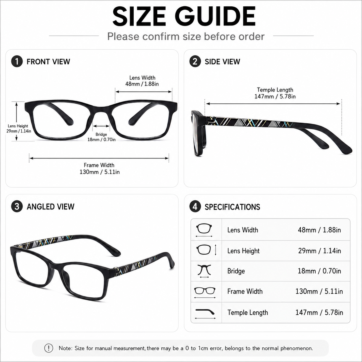 EYEURL Blue Light Blocking Readers for men Women - 2 Pair Ladies Computer Reading Glasses Blue Screen TR90 Rectangular Frames Nerd Eyeglasses