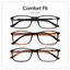 Stylish Professional Readers for Men and Women – Blue Light Blocking Computer Glasses with Spring Hinges for Eye Strain Relief