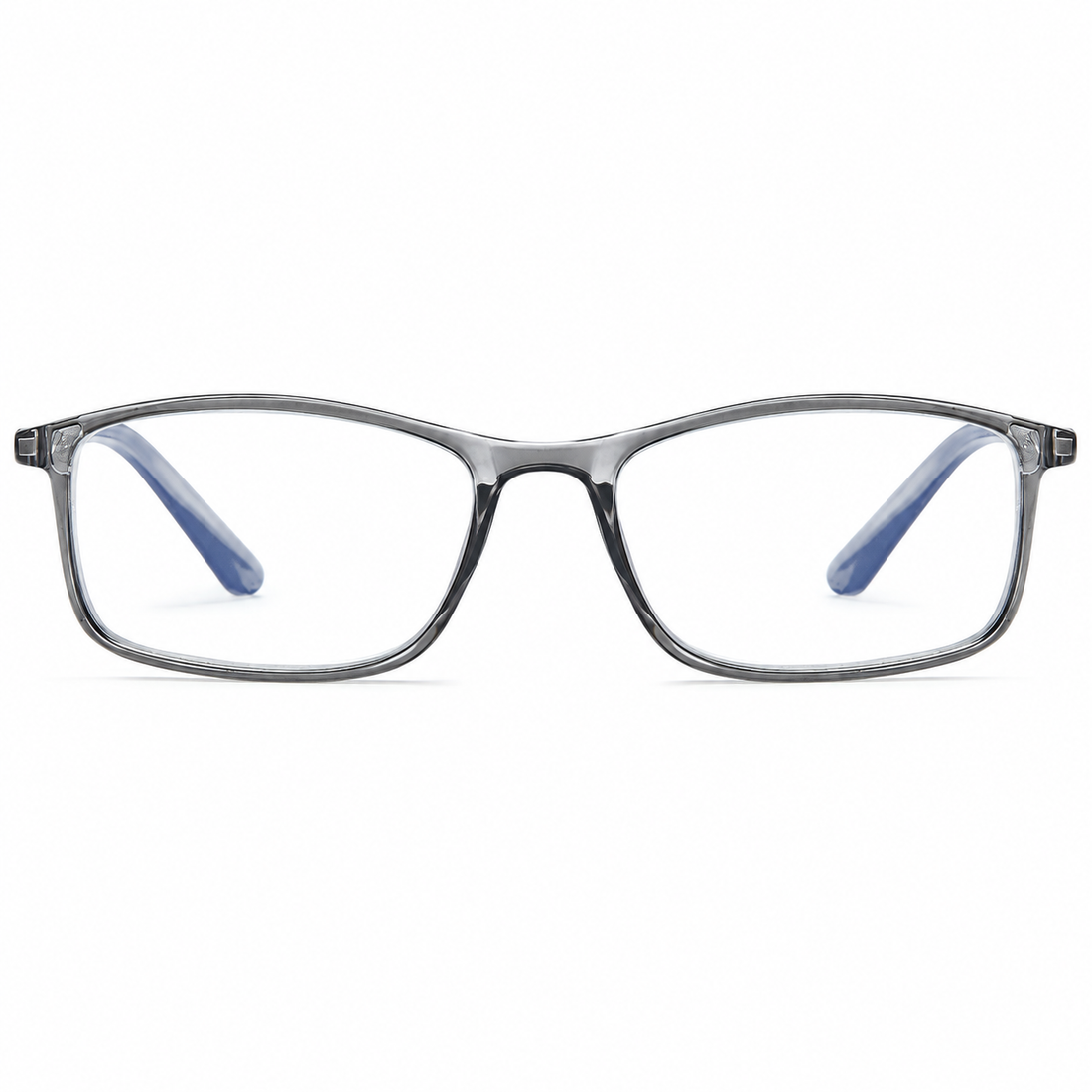 Rectangle Blue-Light Readers for Men & Women – Black & Gray - product photo 1