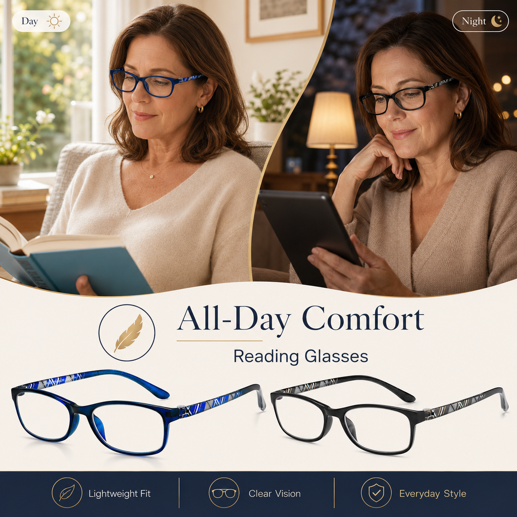 EYEURL Blue Light Blocking Readers for men Women - 2 Pair Ladies Computer Reading Glasses Blue Screen TR90 Rectangular Frames Nerd Eyeglasses