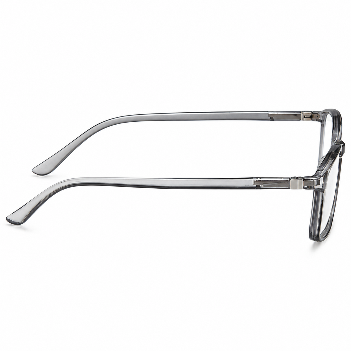Rectangle Blue-Light Readers for Men & Women – Black & Gray