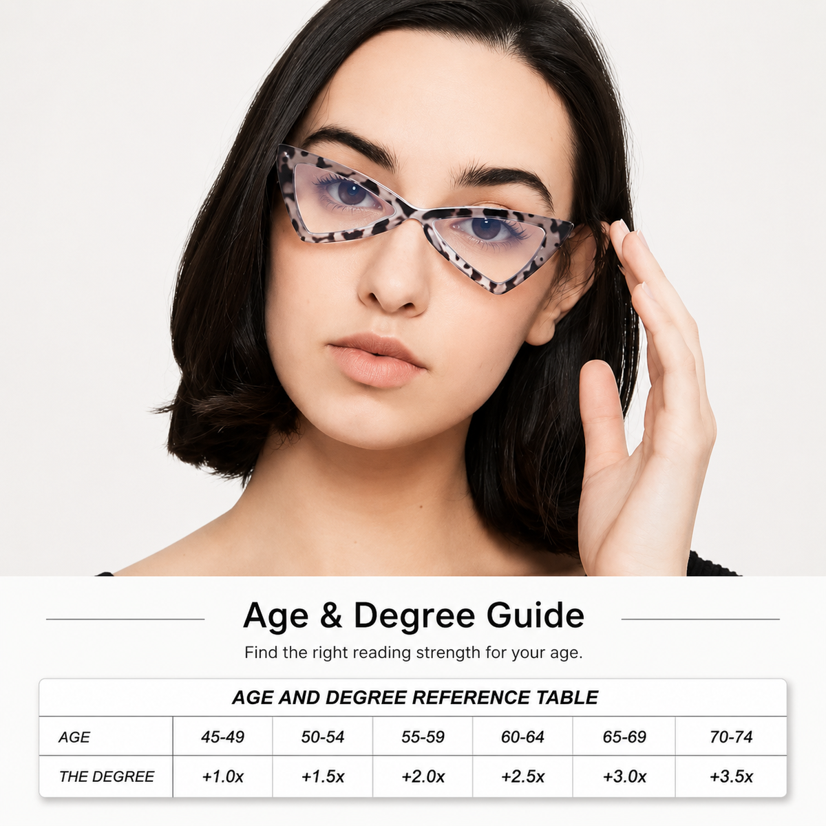 4-Pack Oversized Cat-Eye Blue-Light Readers for Women - product photo 5