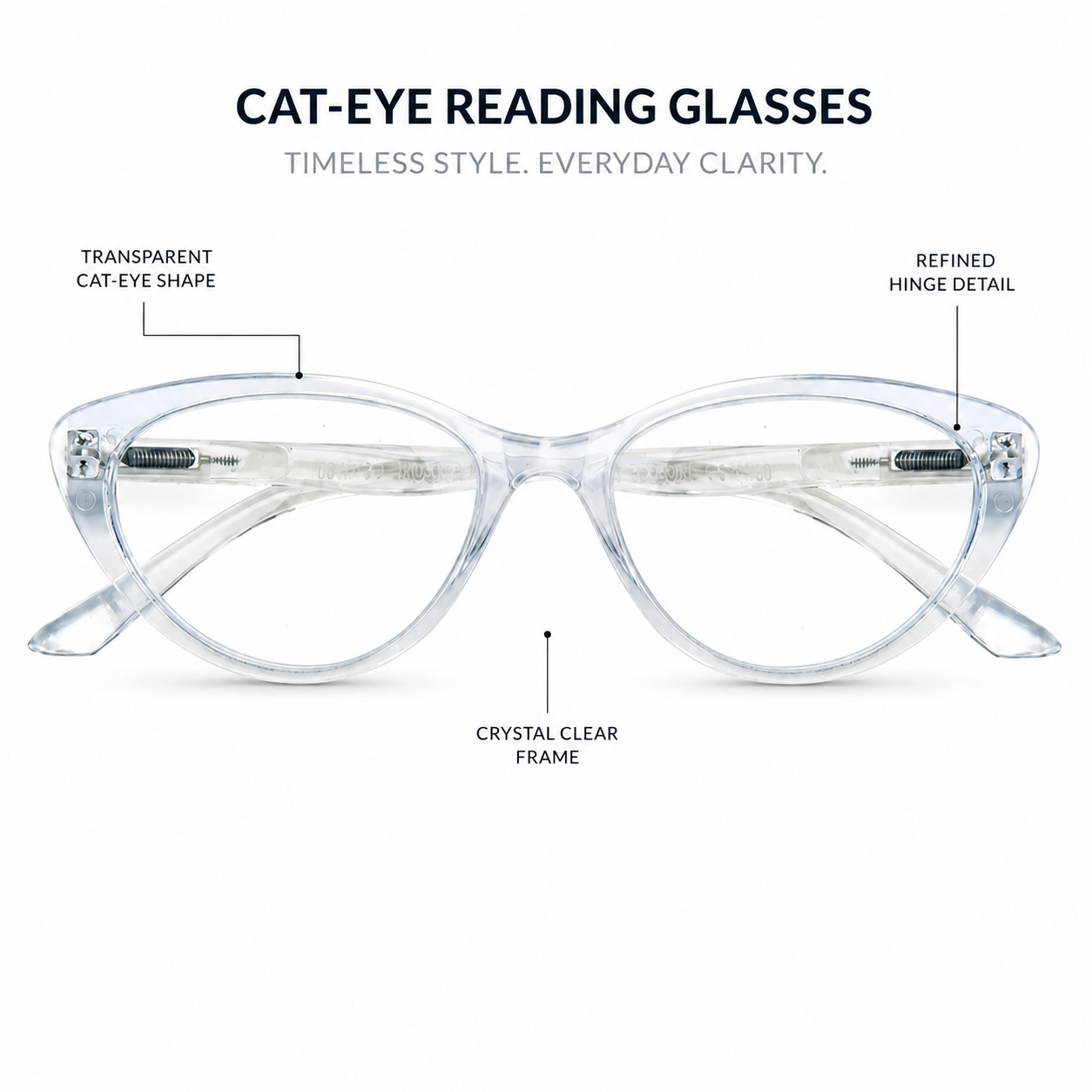 EYEURL Fashion Cat Eye Reading Glasses for Women – 4 Pack Blue Light Blocking Computer Readers, Anti-Glare UV Protection Eyewear