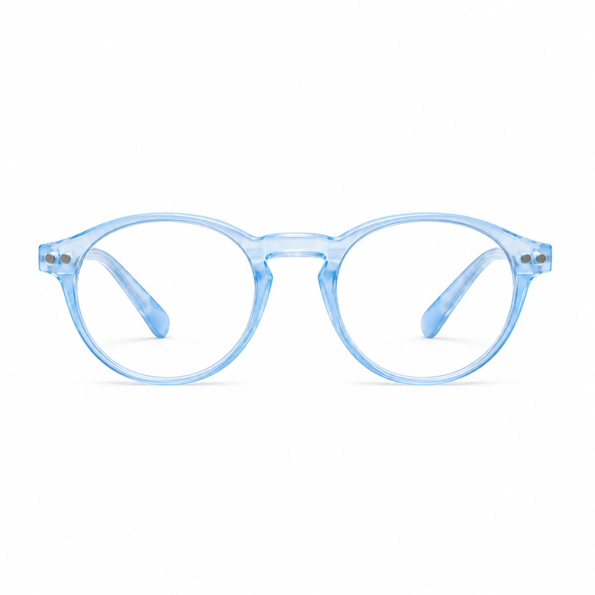 5-Pack Round Blue-Light Readers for Men & Women