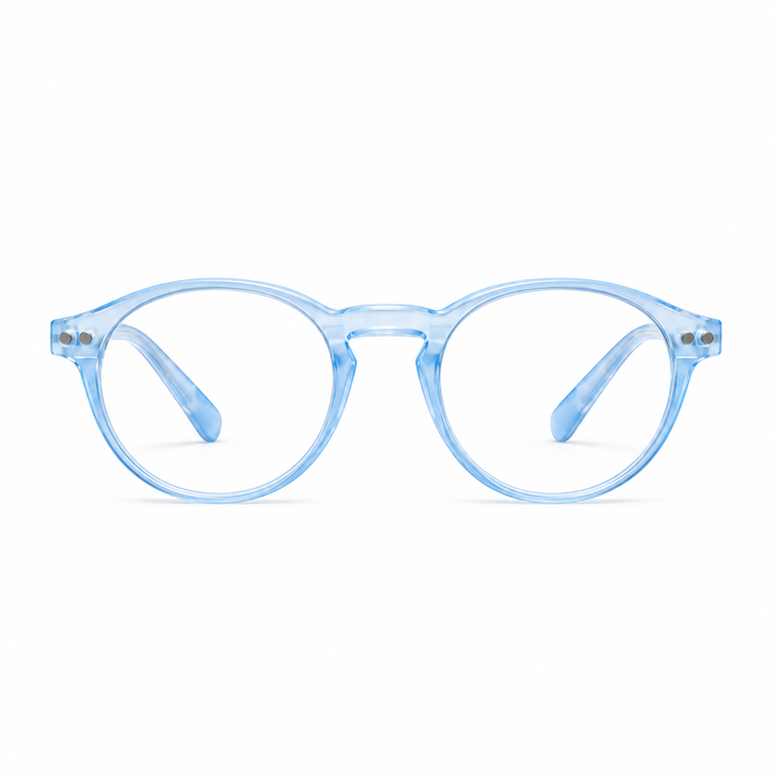 5-Pack Round Blue-Light Readers for Men & Women