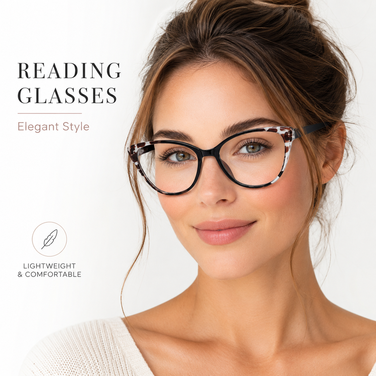 5-Pack Fashion Cat-Eye Blue-Light Readers for Women - product photo 6