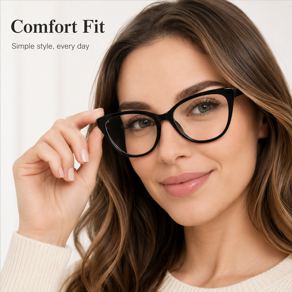 5-Pack Fashion Cat-Eye Blue-Light Readers for Women - product photo 3