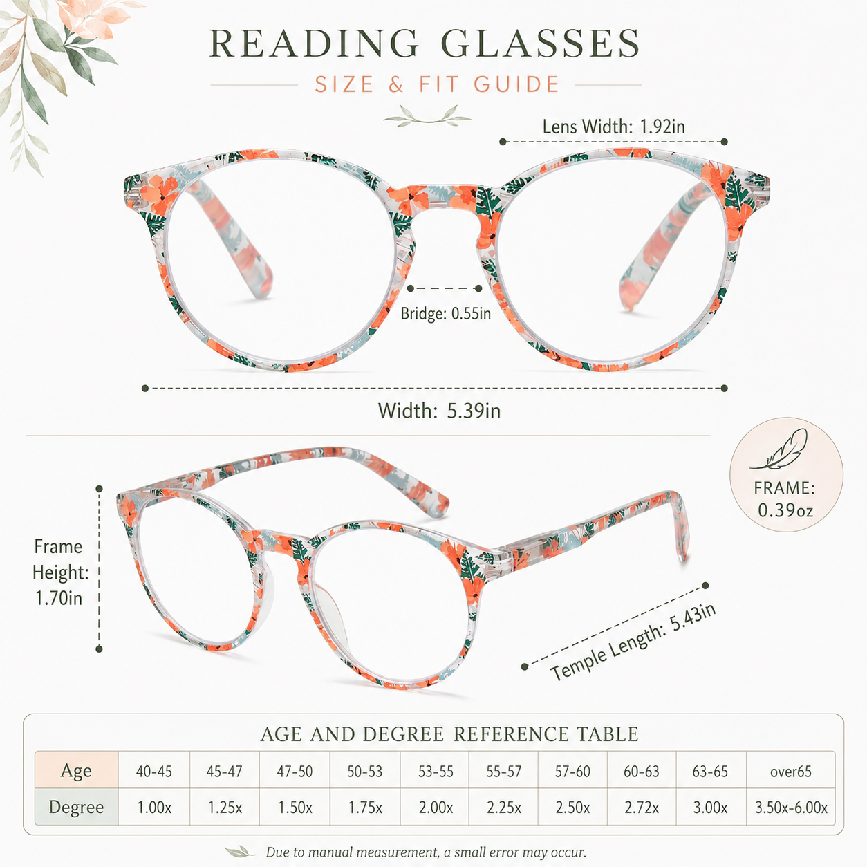 EYEURL Round Reading Glasses for Women 4-Pack Blue Light Glasses Colorful Round Computer Readers