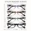 EYEURL Cat Eye Reading Glasses for Women – 4 Pack Blue Light Blocking Fashion Readers with Flexible Spring Hinges, Anti-Glare and UV Protection Eyewear