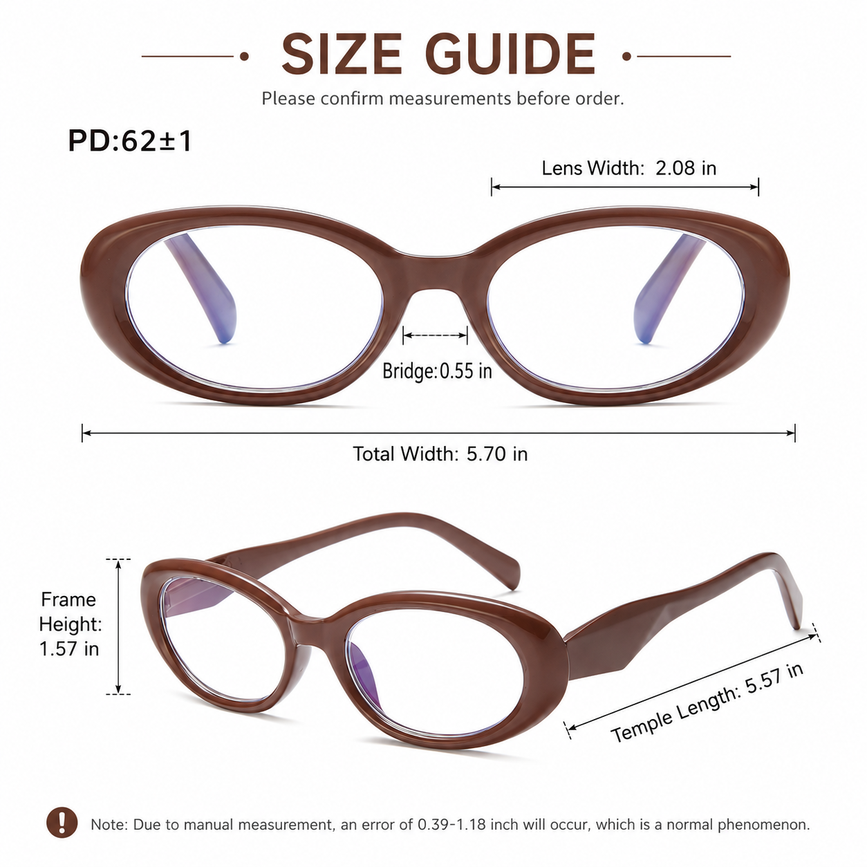 EYEURL Reading Glasses for women Oval Blue Light Blocking Glasses Computer Readers for Women Anti-Glare/UV Rays Eyeglasses with Spring Hinges 1.00