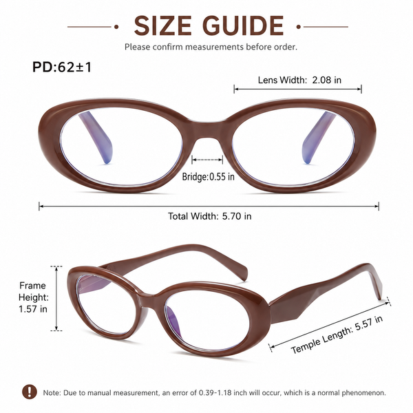 EYEURL Reading Glasses for women Oval Blue Light Blocking Glasses Computer Readers for Women Anti-Glare/UV Rays Eyeglasses with Spring Hinges 1.00