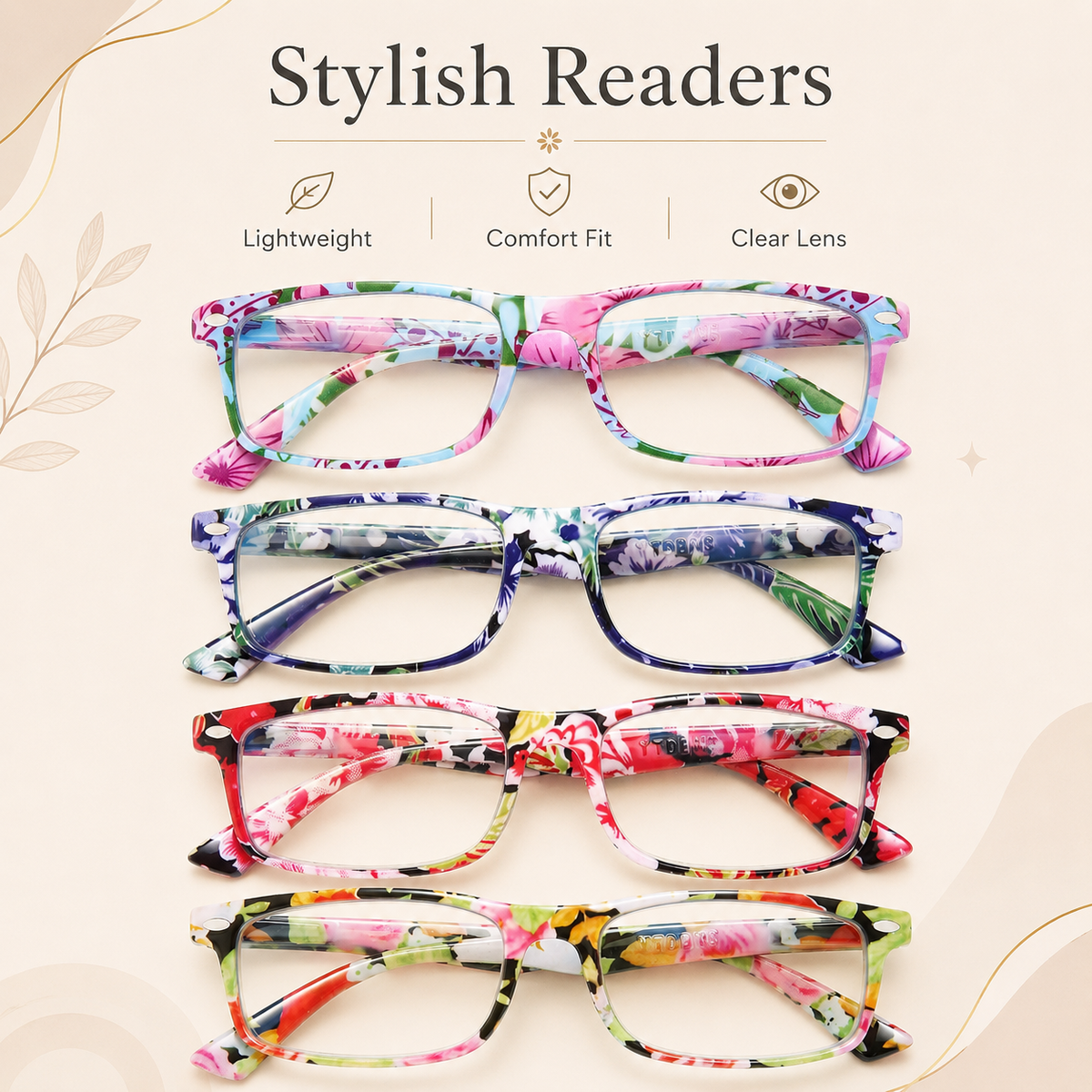 Full-Rim Blue-Light Readers for Women - product photo 1