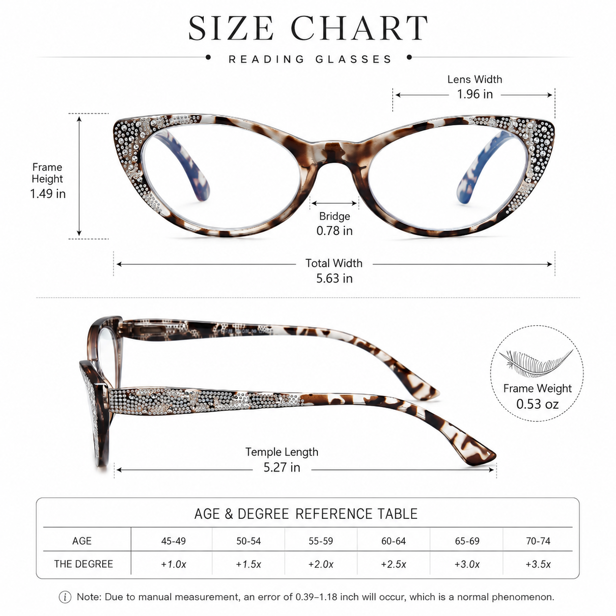 EYEURL Cat Eye Reading Glasses 3-Pack – Blue Light Blocking Computer Readers for Women, Rhinestone Frame Design, Anti UV & Anti Glare Eyeglasses