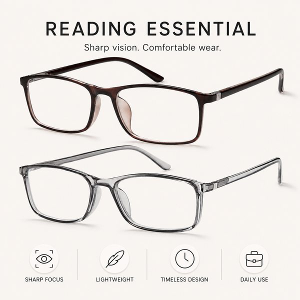 Blue Light Blocking Reading Glasses for Men & Women – Professional Computer Readers with Spring Hinges for Eye Comfort and Clarity