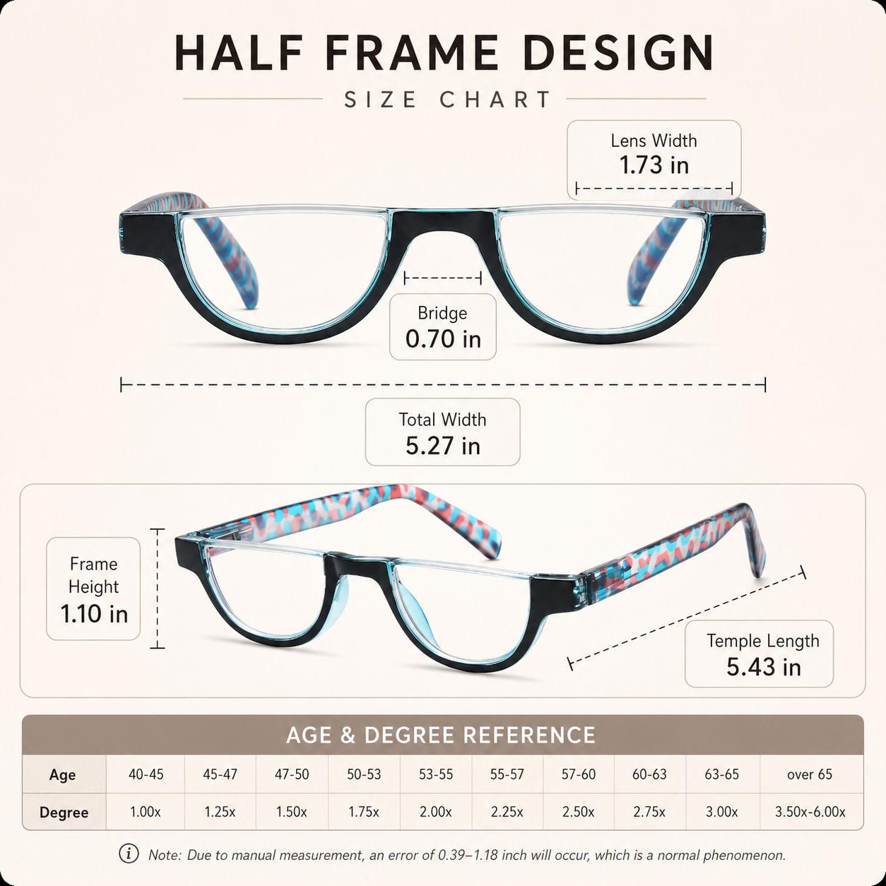 EYEURL Blue Light Blocking Reading Glasses for Women – 4 Pack Fashion Half Frame Computer Readers with Spring Hinges, Anti-UV Ray Eyewear for Work and Home