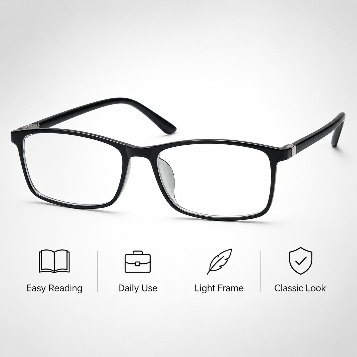 Comfort Fit Professional Reading Glasses – Blue Light Blocking Computer Readers for Men and Women, Spring Hinges & Eye Protection