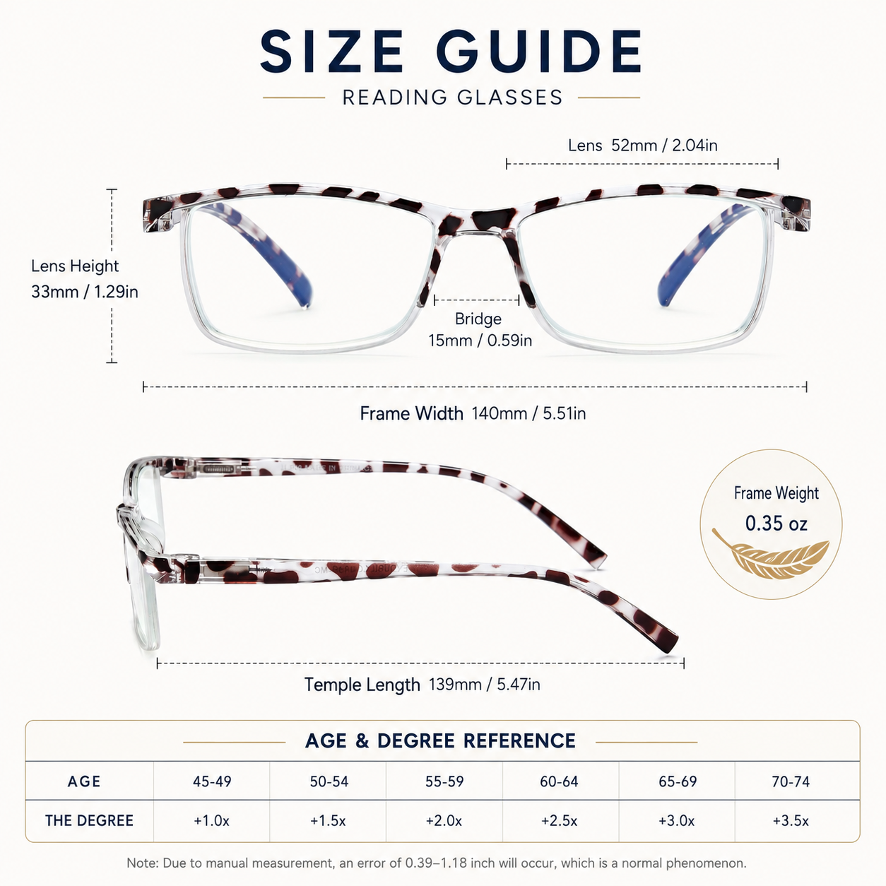 EYEURL Fashion Half Frame Reading Glasses – 4 Pack Blue Light Blocking Rectangle Semi-Rimless Eyeglasses for Men and Women with Spring Hinges