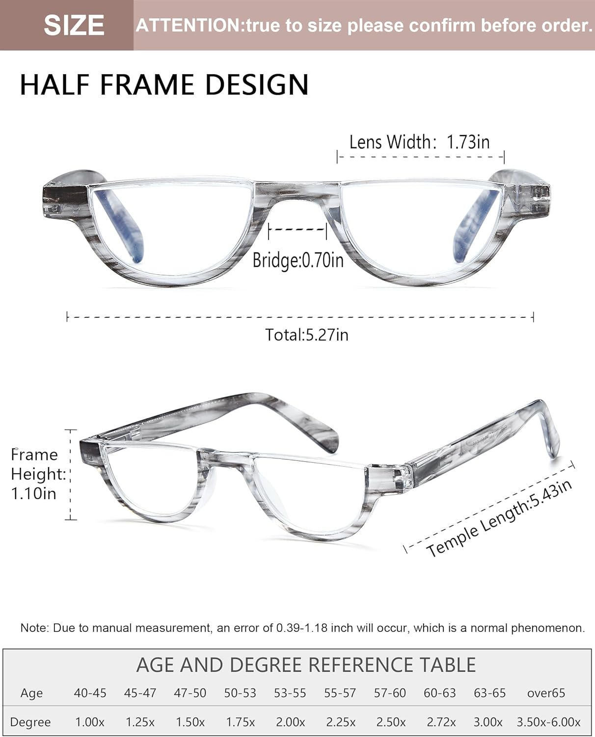 EYEURL Half Frame Reading Glasses for Women-4 Pack Blue Light Glasses Fashion Computer Readers for Women Anti UV Ray Eyeglasses with Spring Hinges
