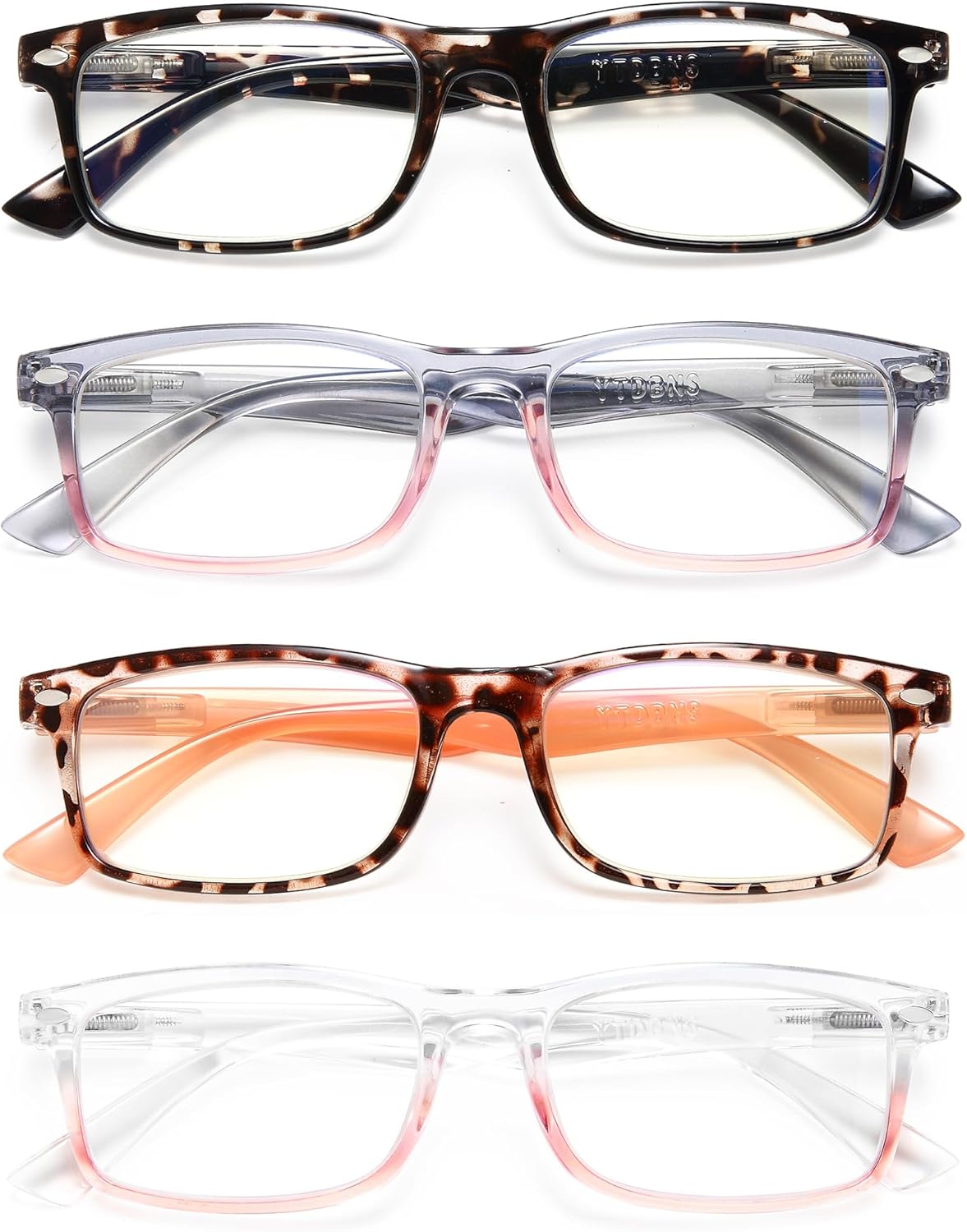 Stylish Reading Glasses for Women – Blue Light Blocking Readers, Fashion Eyeglasses Cheaters for Everyday Comfort