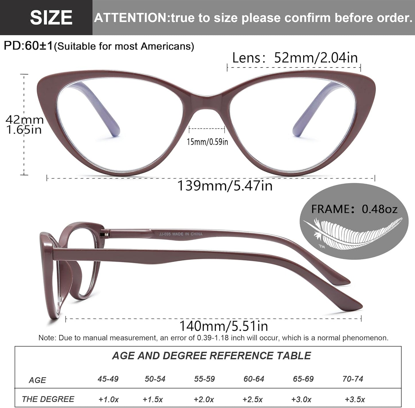 EYEURL Cat Eye Reading Glasses for Women – 2 Pack Stylish Blue Light Blocking Readers with Spring Hinge, Anti Glare & UV Protection