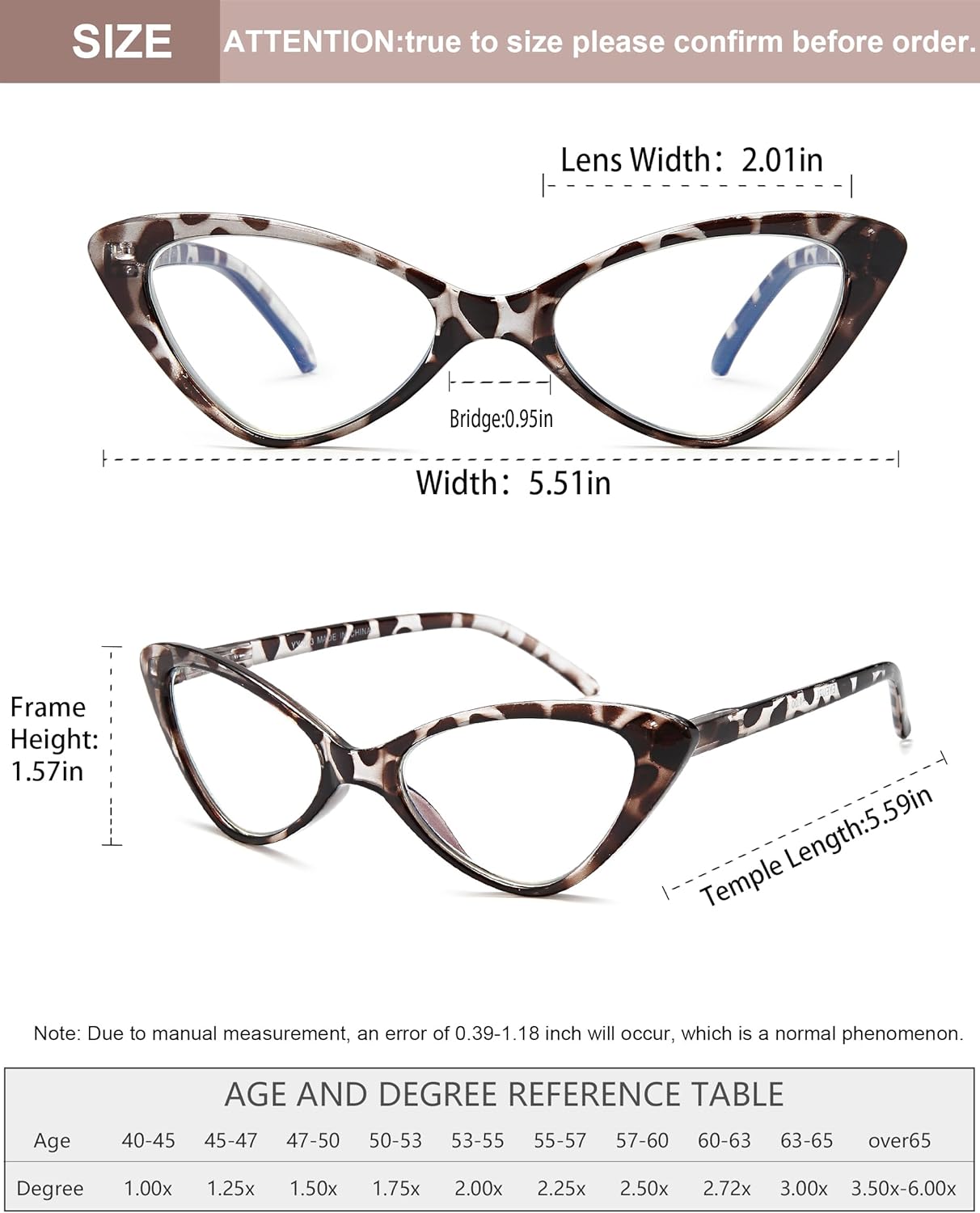 EYEURL 4-Pack Cat Eye Reading Glasses for Women – Blue Light Blocking Readers with Spring Hinges, Anti-Glare & UV Protection