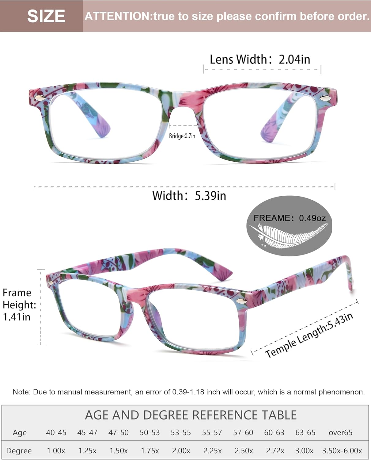 Blue Light Blocking Reading Glasses for Women – Trendy Cheaters with Stylish Frame Design, Comfortable Ladies Eyeglasses
