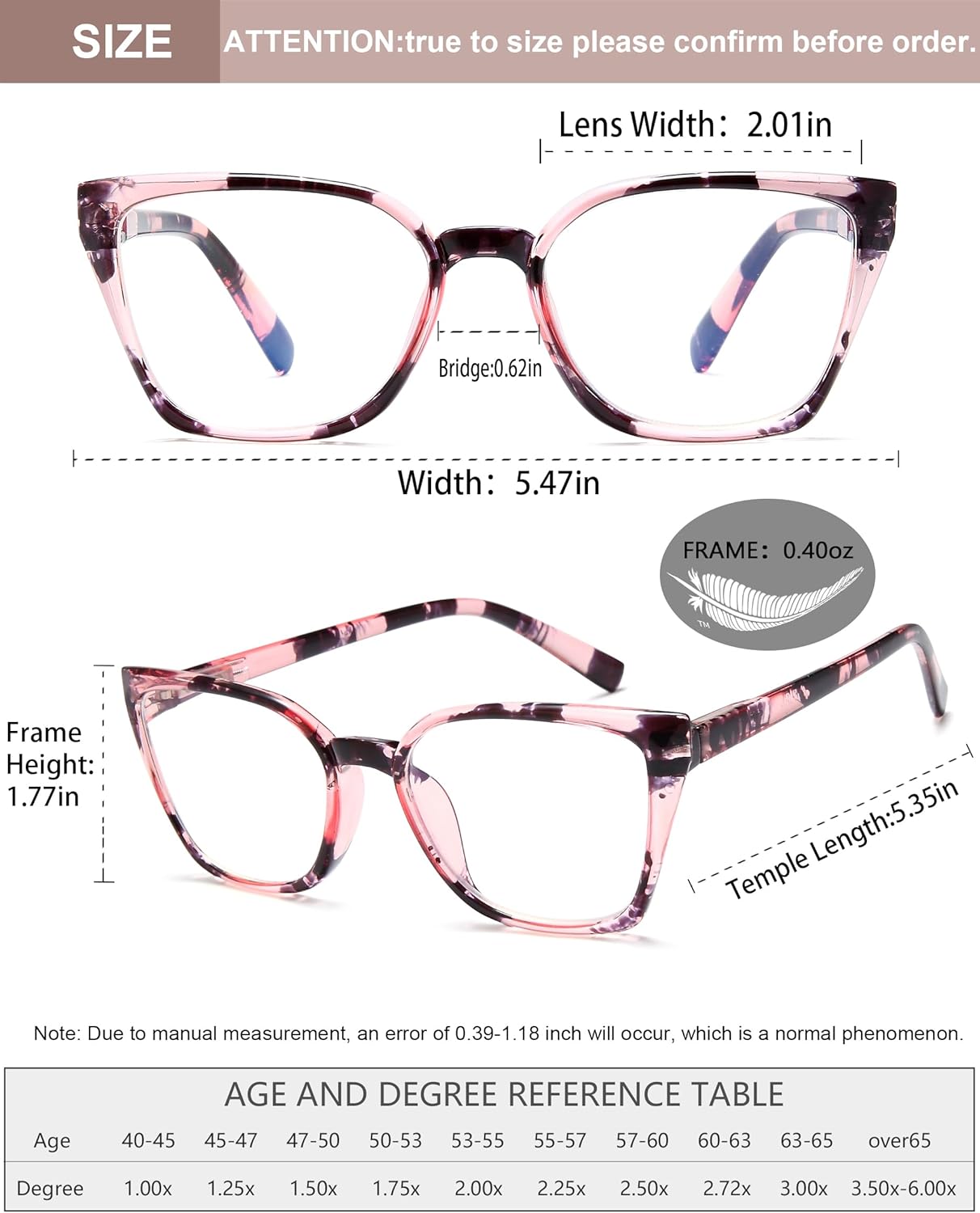 EYEURL 4-Pack Cat Eye Reading Glasses for Women – Fashion Blue Light Blocking Readers, Ladies Computer Eyeglasses
