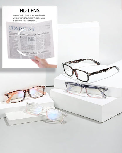 Stylish Reading Glasses for Women – Blue Light Blocking Readers, Fashion Eyeglasses Cheaters for Everyday Comfort