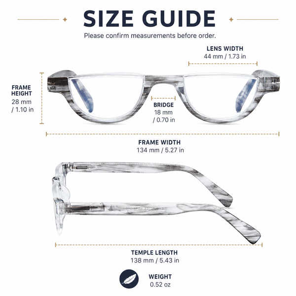 EYEURL Half Frame Reading Glasses men-4 Pack Blue Light Blocking Glasses Fashion Rimless Computer Readers for men