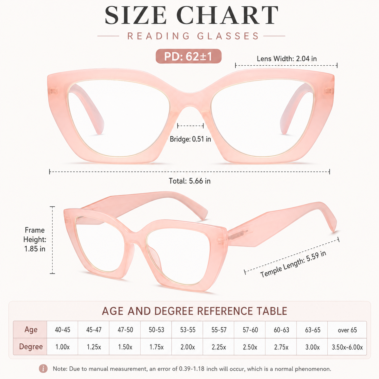EYEURL Cat Eye Reading Glasses for Women Oversized Blue Light Blocking Readers Fashion Oprah Style Eyeglasses