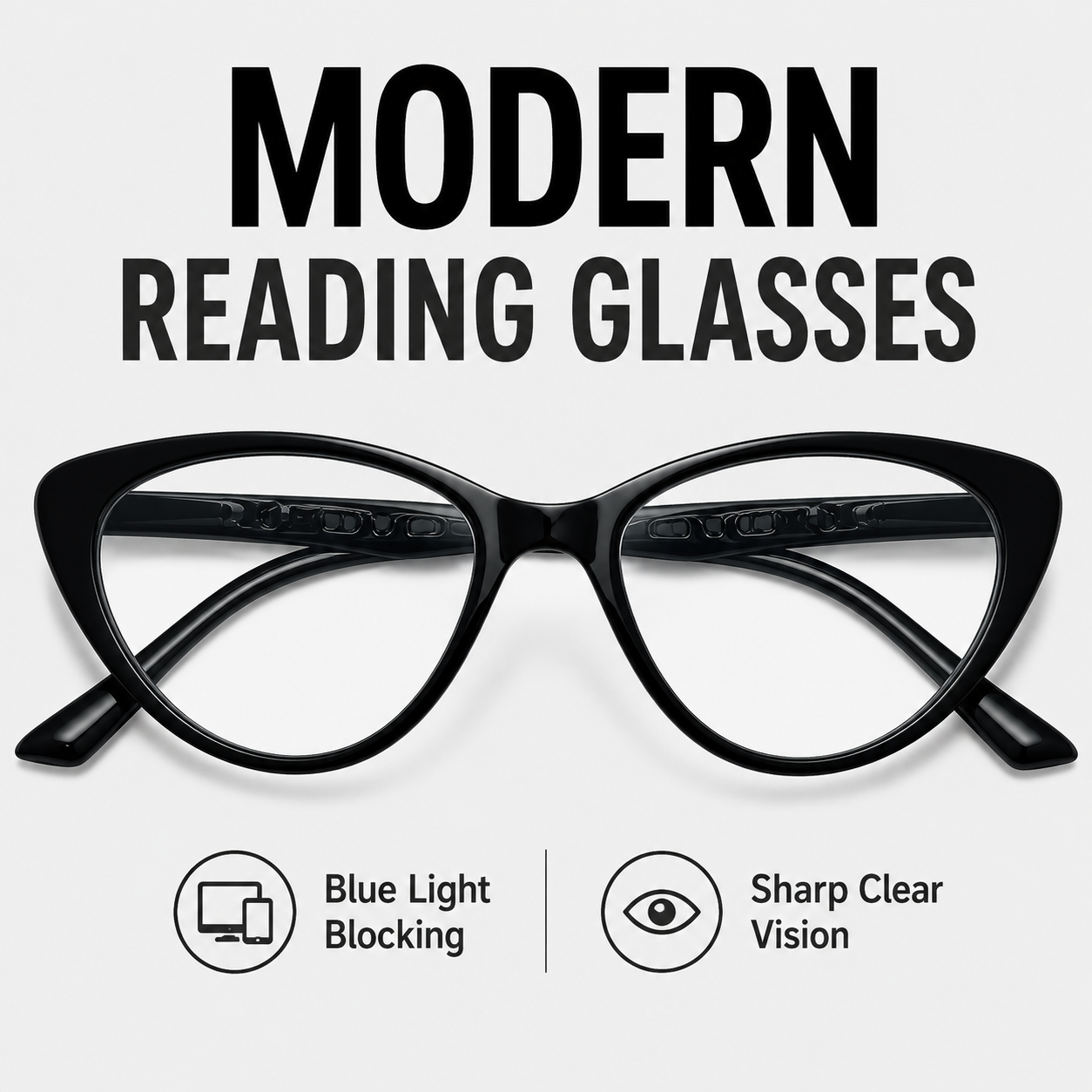EYEURL 4 Pack Fashion Cat Eye Reading Glasses for Women – Blue Light Blocking Computer Readers, Anti-Glare Comfortable Eyeglasses