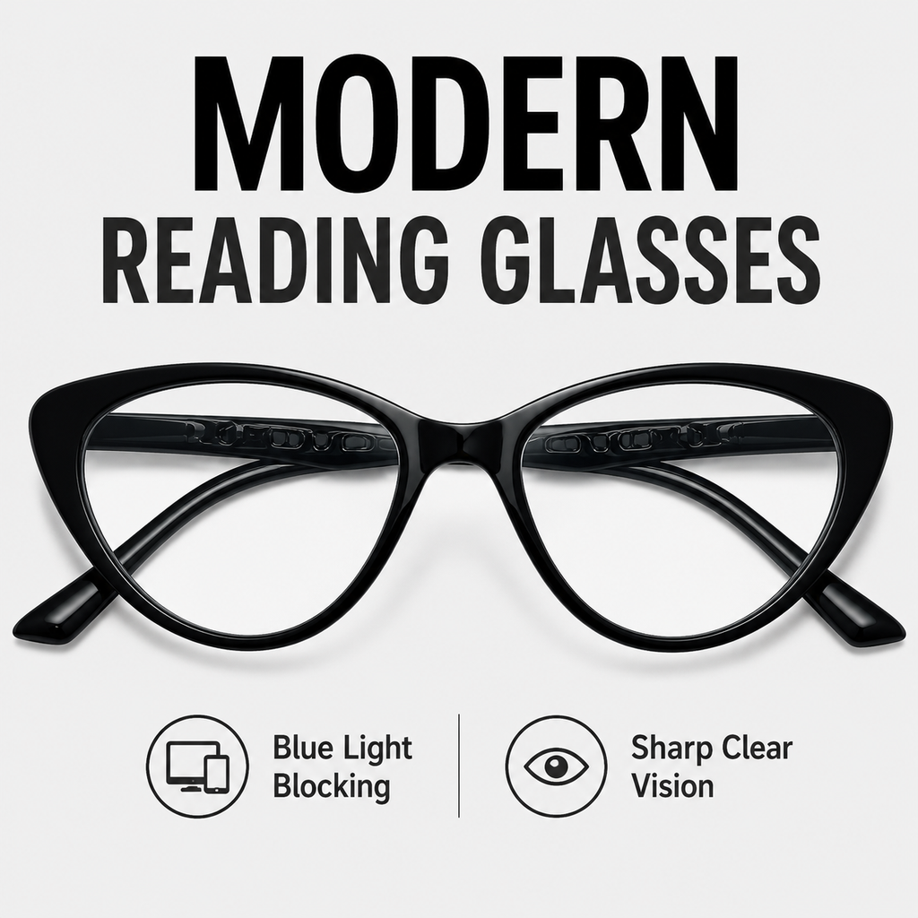 EYEURL 5 Pack Cat Eye Reading Glasses for Women – Blue Light Blocking Fashion Computer Readers with Spring Hinges, Lightweight Stylish Eyeglasses
