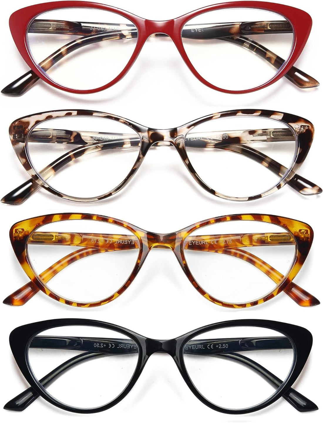 4-Pack Fashion Cat-Eye Blue-Light Readers for Women - product photo 1