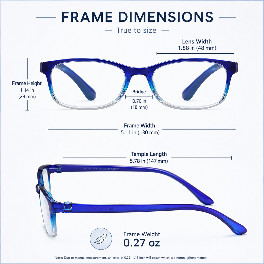 EYEURL Lightweight Reading Glasses for Women – 2 Pack Blue Light Blocking TR90 Frame Readers for Work and Daily Use