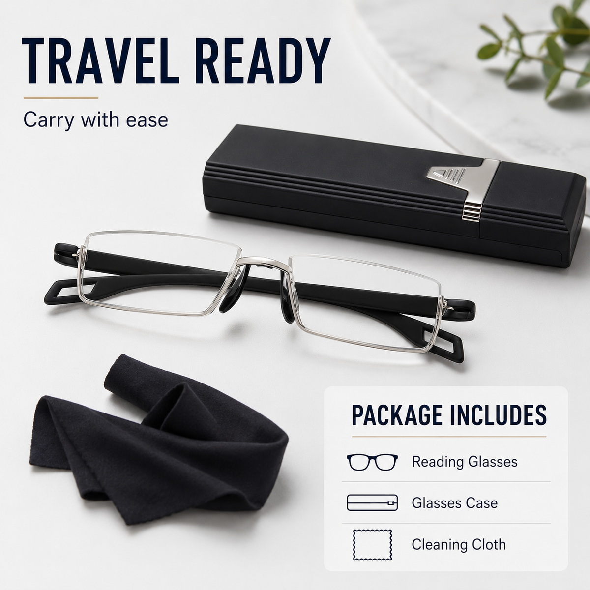 Semi-Rimless Blue-Light Readers for Men & Women – Blue - product photo 8