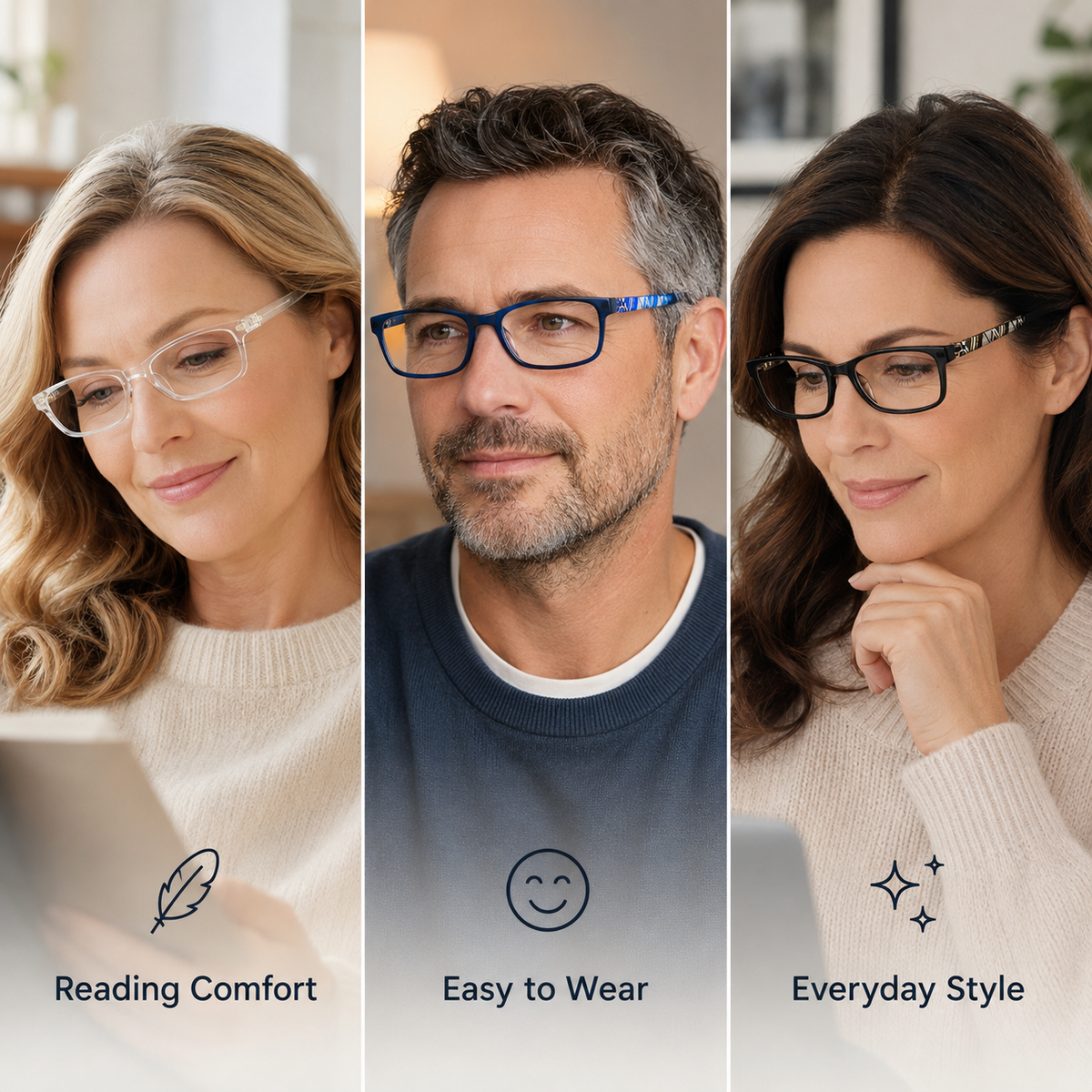 3-Pack Blue-Light Readers for Men & Women - product photo 5