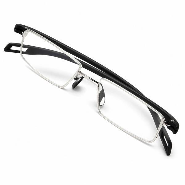 EYEURL Blue Light Blocking Half Frame Glasses for Men and Women Blue Screen Computer Eyeglasses Crystal Vision Anti Glare
