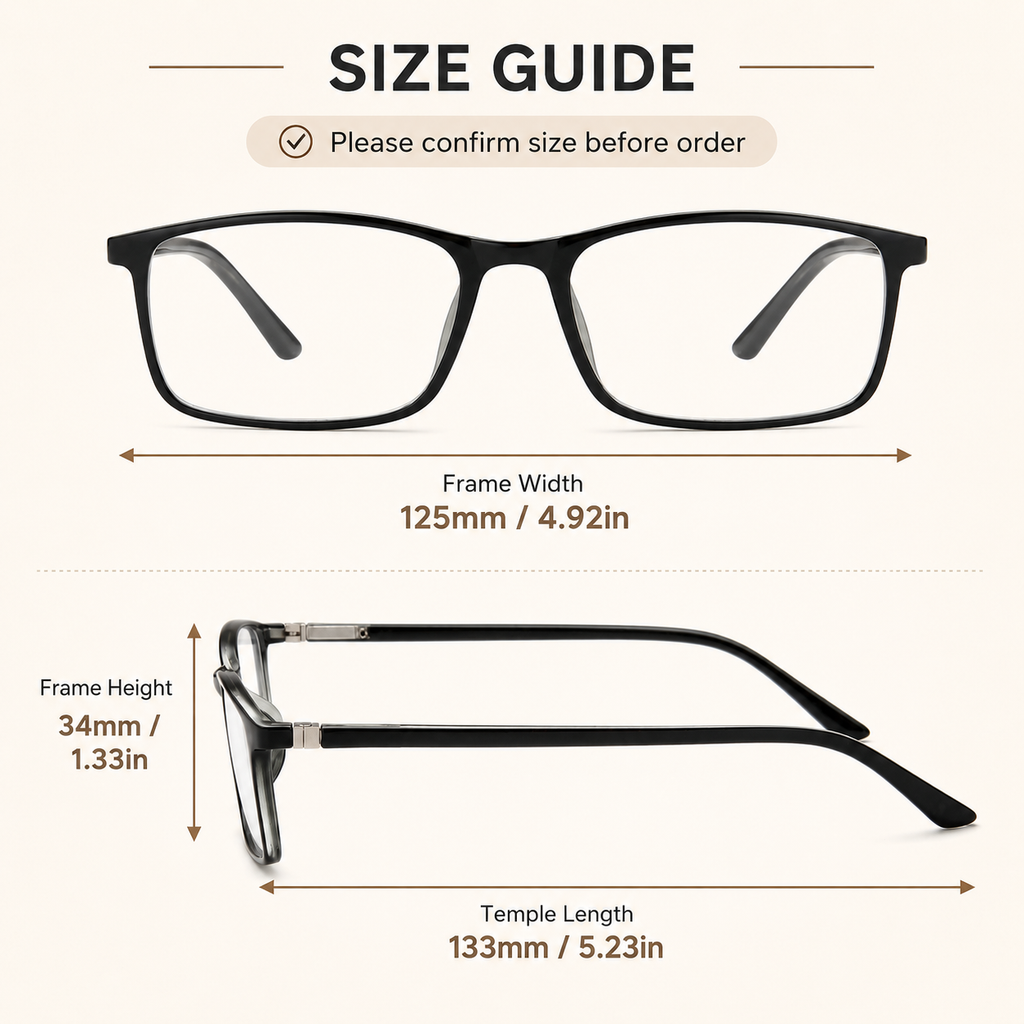 High-Quality Professional Readers for Men & Women – Blue Light Blocking Computer Glasses with Durable Spring Hinges, Anti Glare UV Filter