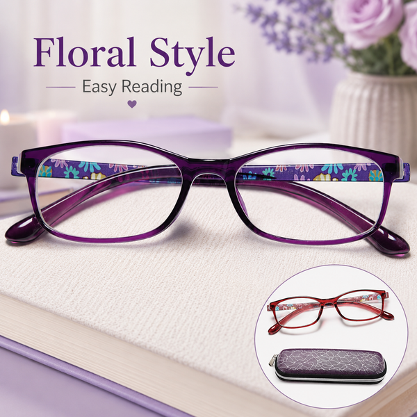 EYEURL Blue Light Blocking Glasses For Womens - 2 Pairs Lightweight Blue Screen Computer Eyeglasses Anti Glare Glasses