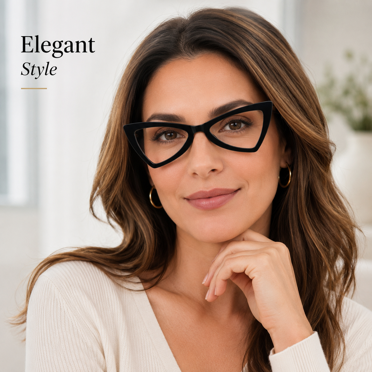 3-Pack Oversized Cat-Eye Blue-Light Readers for Women - product photo 3